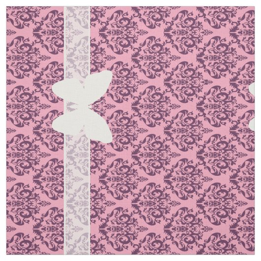 Lila Mattierte Orchideenmatte Stoff (Muster)