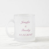 Lila mattierte Tasse des Mädchens 2010 der (Links)