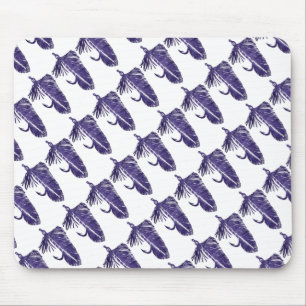 "Lila Matuka - gekocht" Classic Trout Fly Mousepad