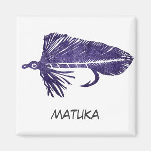"Lila Matuka" Hochseefischerei Art Magnet