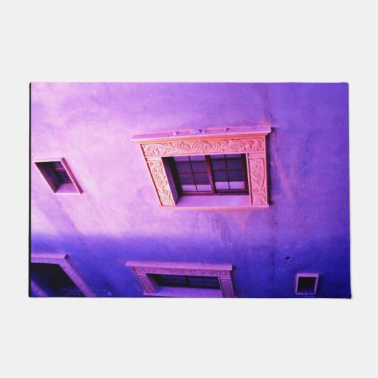 Lila Mauer Fußmatte (Vorderseite)