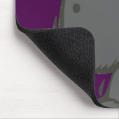 Lila Maus Mousemat Mousepad (Ecke)