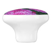 Lila Mäuse Keramikknauf (Seitenansicht)