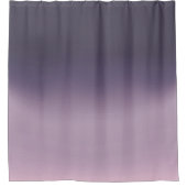 Lila Mauve Ombre Elegant Gradient  Duschvorhang (Vorderseite)