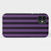 Lila Mauve-Streifen Case-Mate iPhone Hülle (Rückseite (Horizontal))