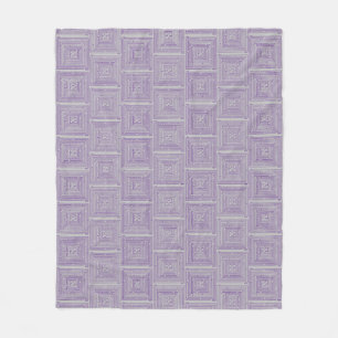 Lila Maze Fleecedecke