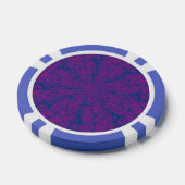 Lila Maze Poker Chips (Einzeln)