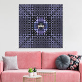 Lila Meditation Leinwanddruck (Insitu (Wohnzimmer))
