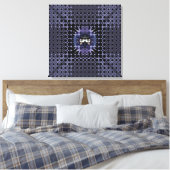 Lila Meditation Leinwanddruck (Insitu (Schlafzimmer))