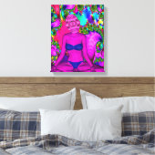 Lila Meditation Leinwanddruck (Insitu (Schlafzimmer))