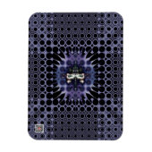 Lila Meditation Magnet (Vertikal)
