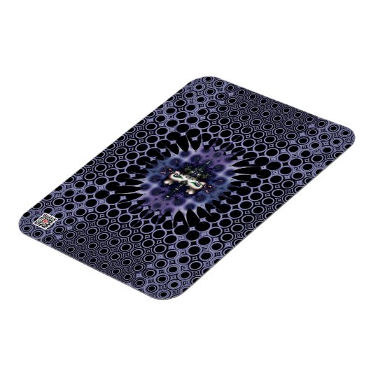 Lila Meditation Magnet (Linke Seite)