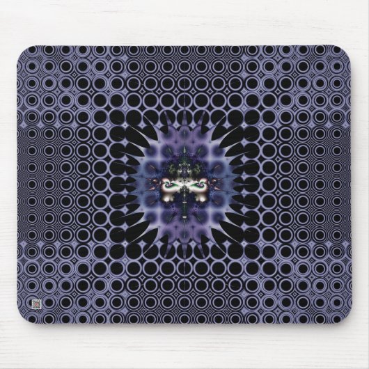 Lila Meditation Mousepad (Vorne)
