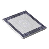 Lila Meditation Notizblock (angewinkelt)