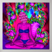 Lila Meditation Poster (Vorne)