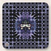 Lila Meditation Untersetzer (Vorderseite)