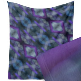 Lila Medley Boho Chic Fleecedecke