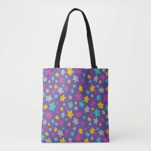 Lila Meeple Gamer Tasche
