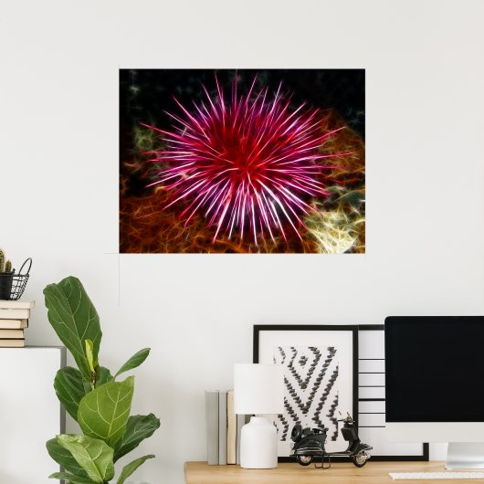 Lila Meer Urchin Poster (Heimbüro)