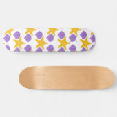 Lila Meeresschnecken Skateboard (Horizontal)