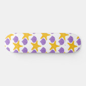 Lila Meeresschnecken Skateboard (Horizontal)