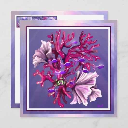 Lila Meerjungfrau (Vorne/Hinten)