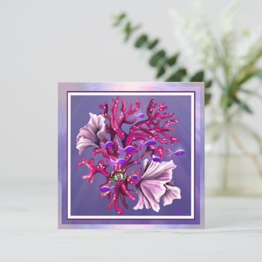 Lila Meerjungfrau (Stehend Vorderseite)