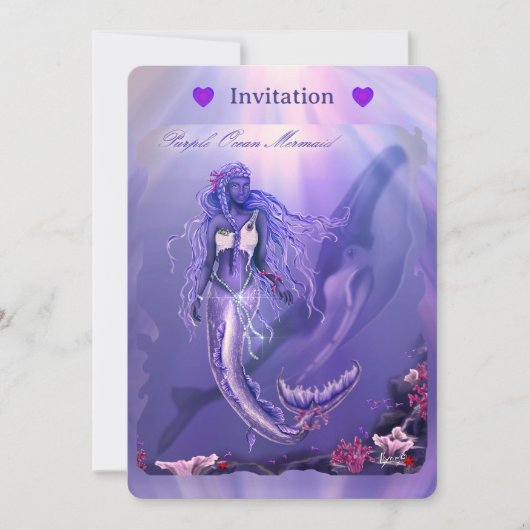 Lila Meerjungfrau (Vorderseite)