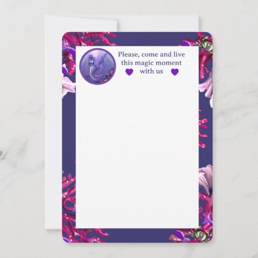 Lila Meerjungfrau (Rückseite)