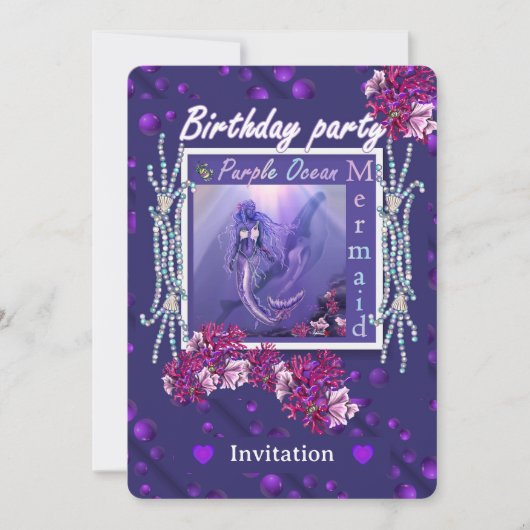 Lila Meerjungfrau (Vorderseite)