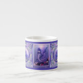 Lila Meerjungfrau Espresso-Becher Espressotasse (Vorderseite)