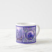 Lila Meerjungfrau Espresso-Becher Espressotasse (Vorderseite Rechts)