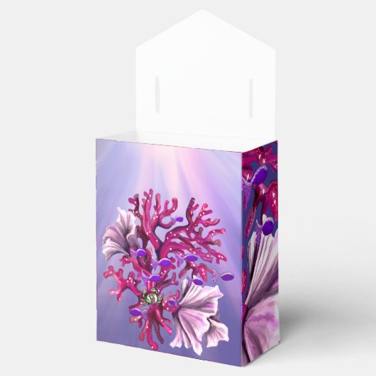 Lila Meerjungfrau Geschenkschachtel (Geöffnet)