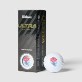 Lila Meerjungfrau Golfball (Verpackungen)