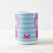 Lila Meerjungfrau Kaffeetasse (Mittel)