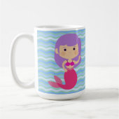 Lila Meerjungfrau Kaffeetasse (Links)