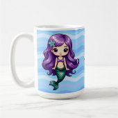 Lila Meerjungfrau Kaffeetasse (Links)