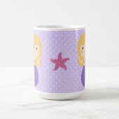Lila Meerjungfrau Kaffeetasse (Mittel)