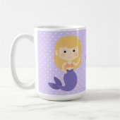 Lila Meerjungfrau Kaffeetasse (Links)