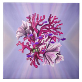 Lila Meerjungfrau Keramik Fliesen