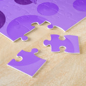 Lila Meerjungfrau mit Dolphin Puzzle (Seite)