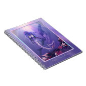 Lila Meerjungfrau Notizblock (Rechte Seite)