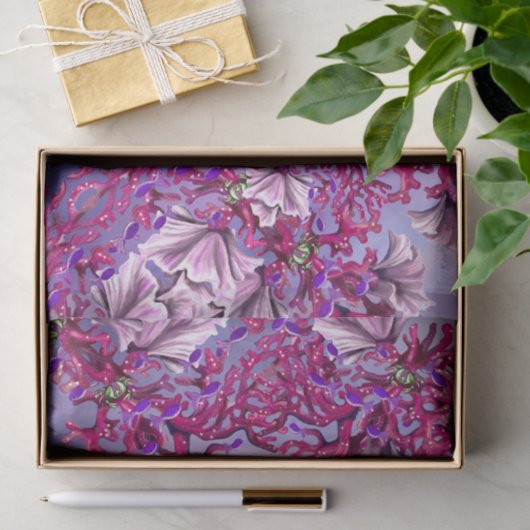 Lila Meerjungfrau Seidenpapier (Geschenk)