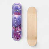 Lila Meerjungfrau-Skateboard Skateboard (Vorderseite)
