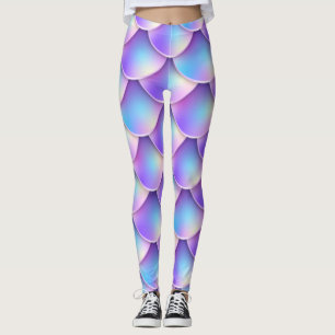 lila Meerjungfrauenschwanz Leggings