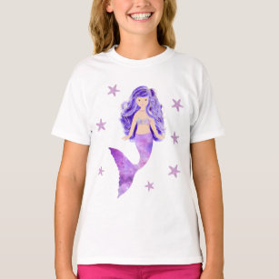 Lila Meerjungfraustarfish-T - Shirt