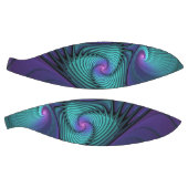 Lila Meetings Türkis Modernes Abstraktes Fraktal K Basketball (Panele)