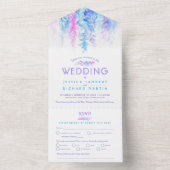 Lila Mehl UAWG All In One Einladung (Innen Boden)