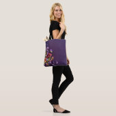 Lila# Mehrdruck-Totbeutel, Mittel Tasche (Am Model)