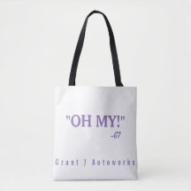 Lila "MEIN OH-!" 2 Ton-Tasche